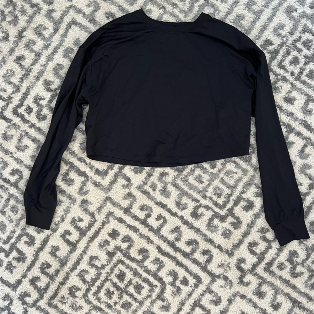 Cropped lifting shirt